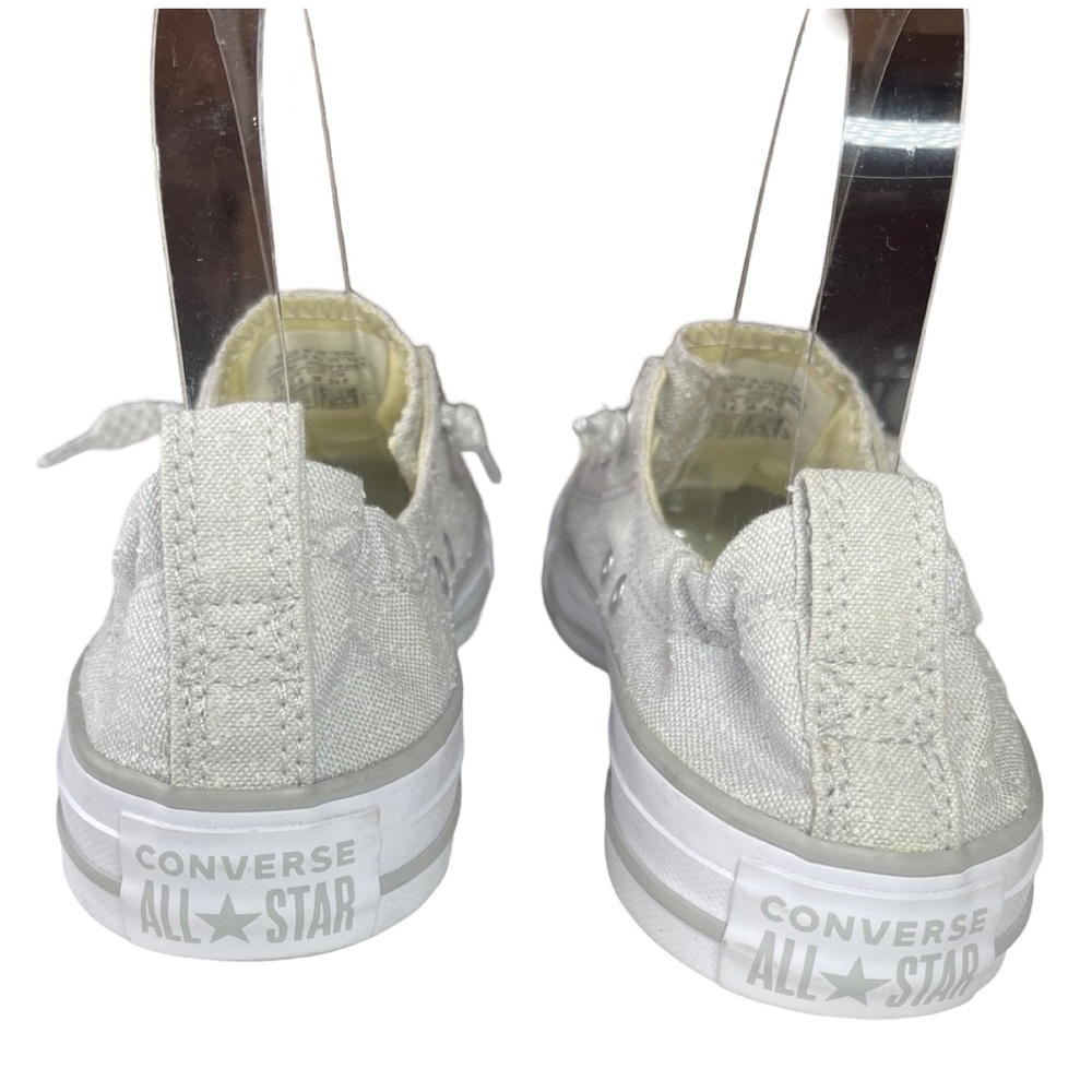 CONVERSE Chuck Taylor All Star Shoreline LINEN SLIP ONS low top - Picture 10 of 16